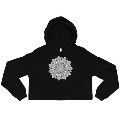Mandala Crop Hoodie by Sakala 