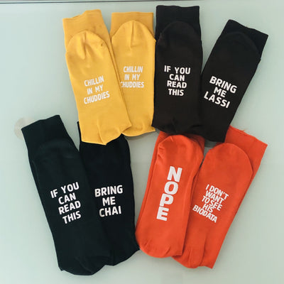 Bring Me Chai Crew Socks