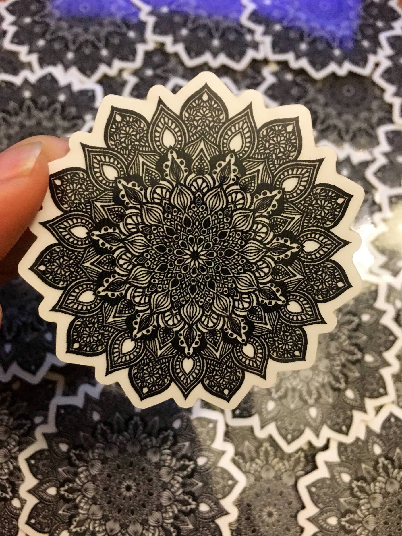 Zen Mandala Transparent Sticker