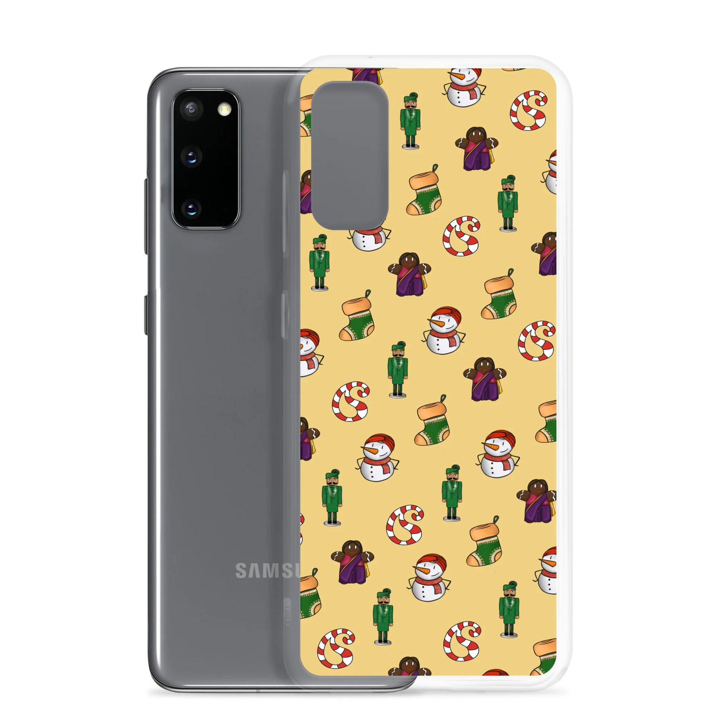 Desi Christmas Elements Yellow Samsung Case