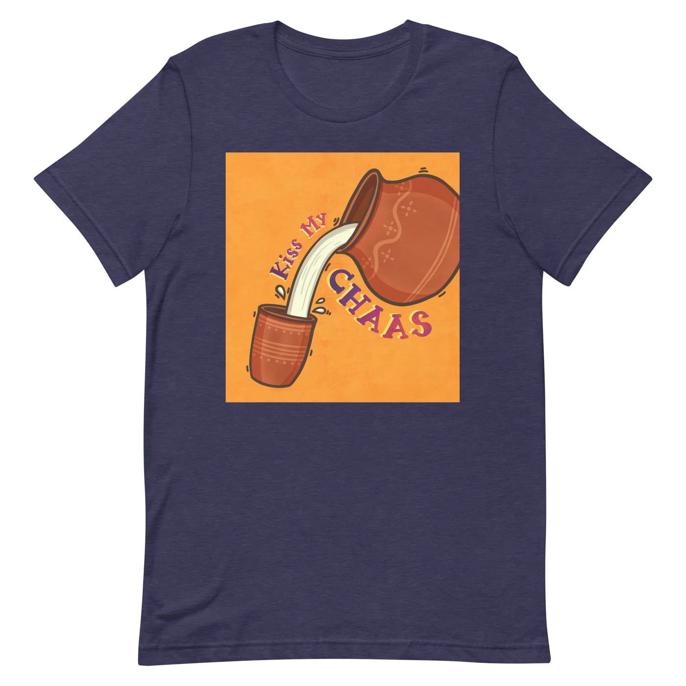 Kiss My Chaas Adult T-shirt by The Cute Pista 