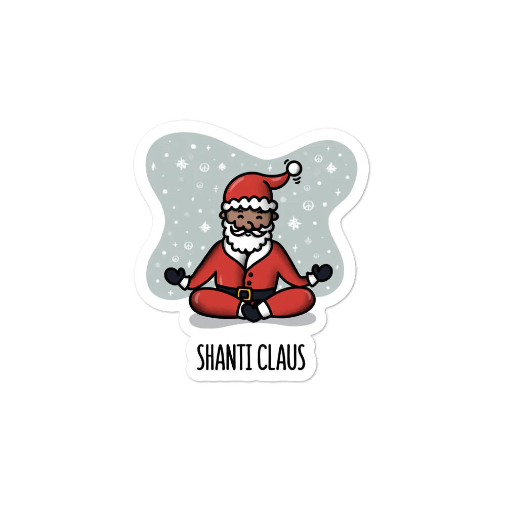 Shanti Claus Sticker by The Cute Pista