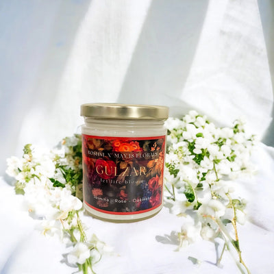 Gulzar Candle: May 18 Florals x Roshni
