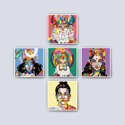 Pop Art Deities-2 Poster Set