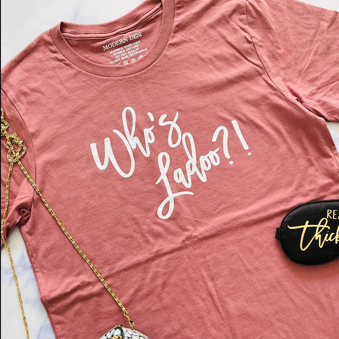 Who's Ladoo T-shirt by Modern Desi
