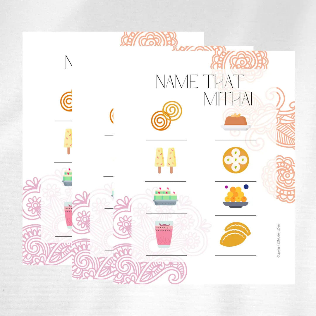 Name That Mithai Party Game