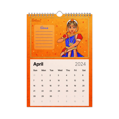 Desi Royalty - Wall calendar (2024)