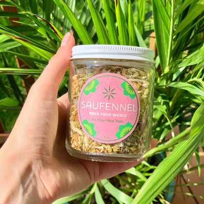 Rock Your World Digestive Mix 4 oz. Jar and Spoon