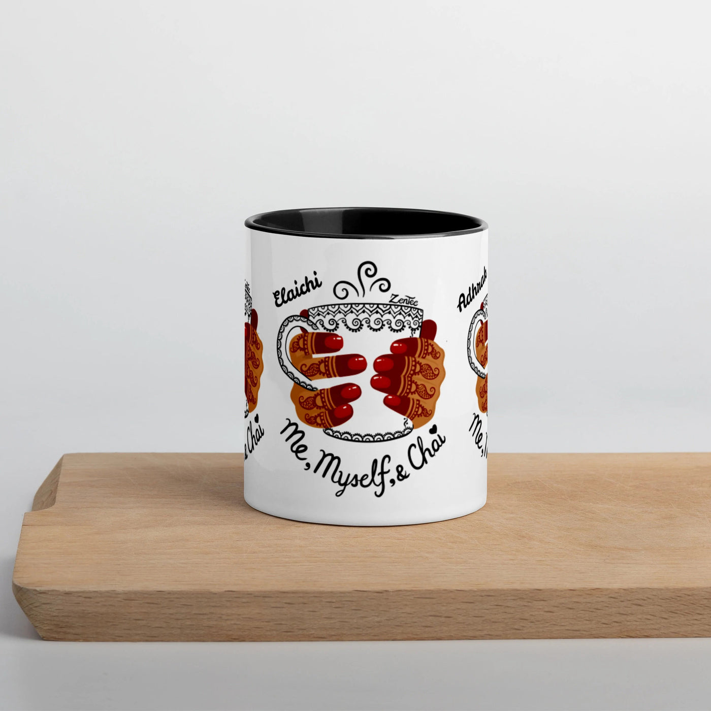 Me, Myself, & Chai - Mug with Color Inside