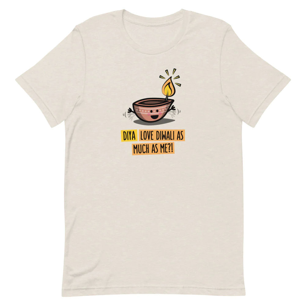 Diya love Diwali - Adult T-Shirt