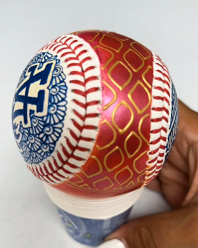 Hand Painted Official MLB Baseball