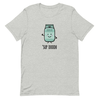 Sup Doodh Adult T-shirt by The Cute Pista 