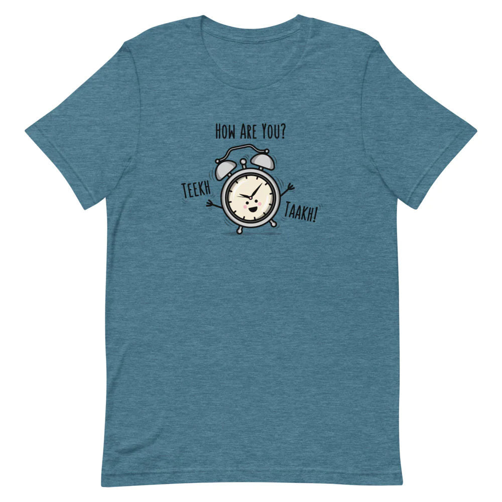 Teekh Taakh Adult T-shirt by The Cute Pista 