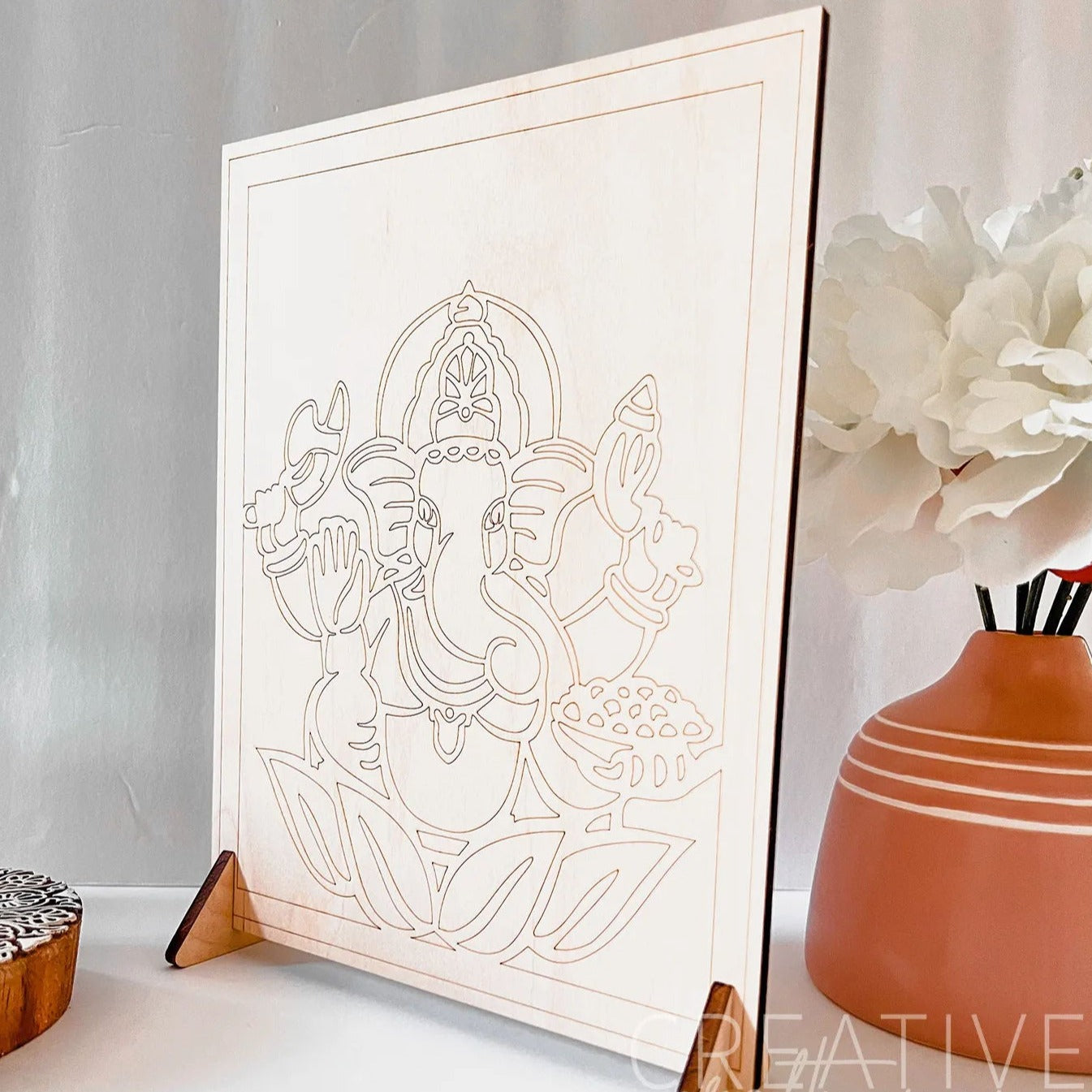 DIY Paint Ganesha Frame by Creative Crafty Mom 