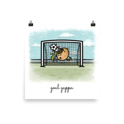 Goal Gappa Art Print by The Cute Pista