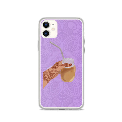 Iced Coffee Mendhi Hands Phone Case: iPhone
