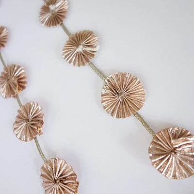 Rose Gold Gota Garland (x 3)