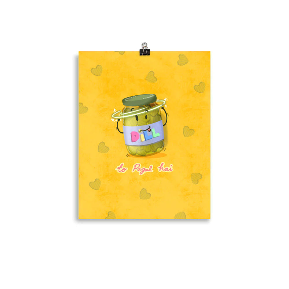 Dill to Pagal Hai Art Print by The Cute Pista