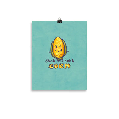Shah Rukh Corn Art Print by The Cute Pista 