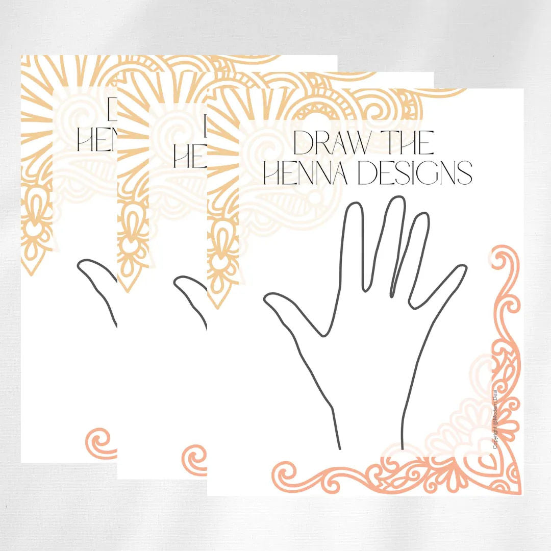 Draw the Henna Party Game