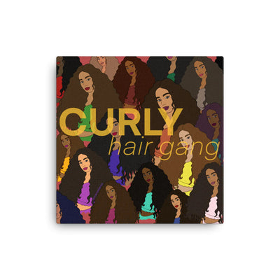 Curly Hair Gang Canvas