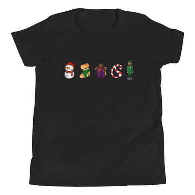 Youth Desi Christmas Elements T-Shirt