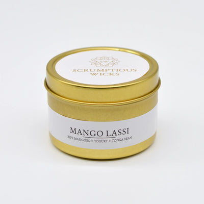 Mango Lassi Tin candle by Scrumptious Wicks