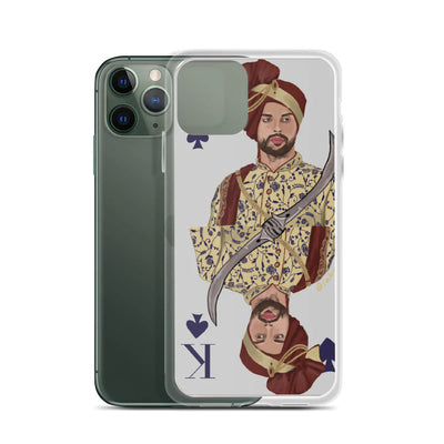 King of Spades iPhone Case by Labyrinthave