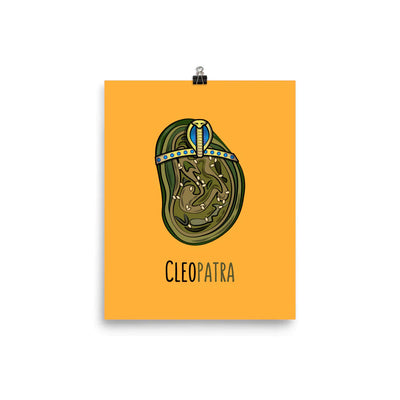 Cleopatra Matte Print by The Cute Pista