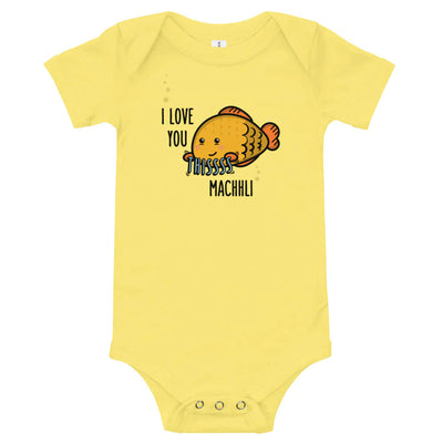 I Love you this Machhli - Baby Onesie