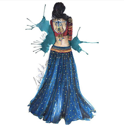 Wrapped up in myself illustration by Laksh Sarkar Creations