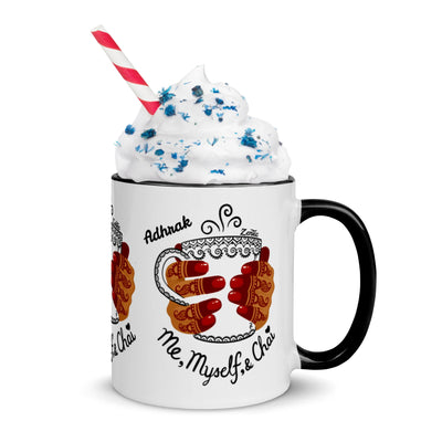 Me, Myself, & Chai - Mug with Color Inside