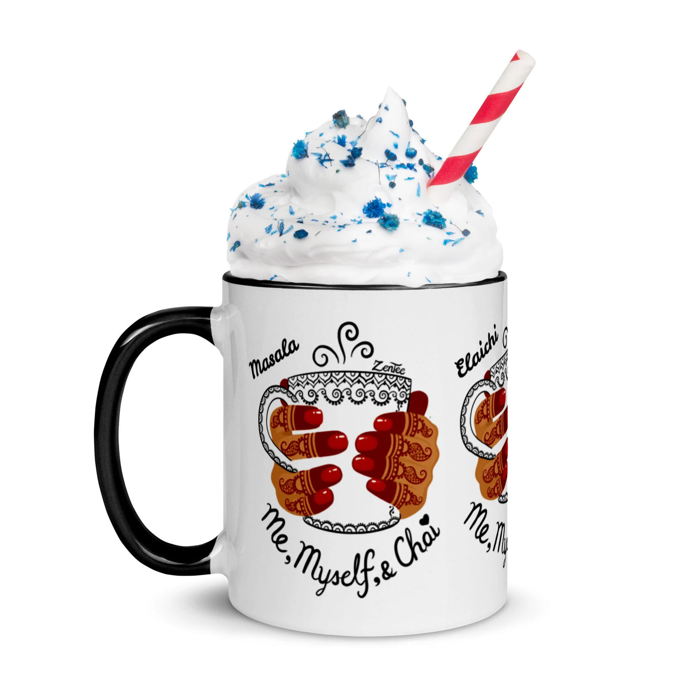 Me, Myself, & Chai - Mug with Color Inside