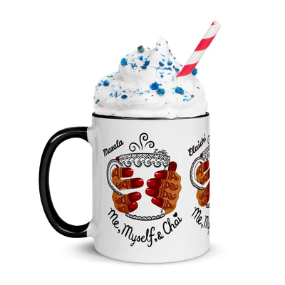 Me, Myself, & Chai - Mug with Color Inside