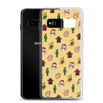 Desi Christmas Elements Yellow Samsung Case