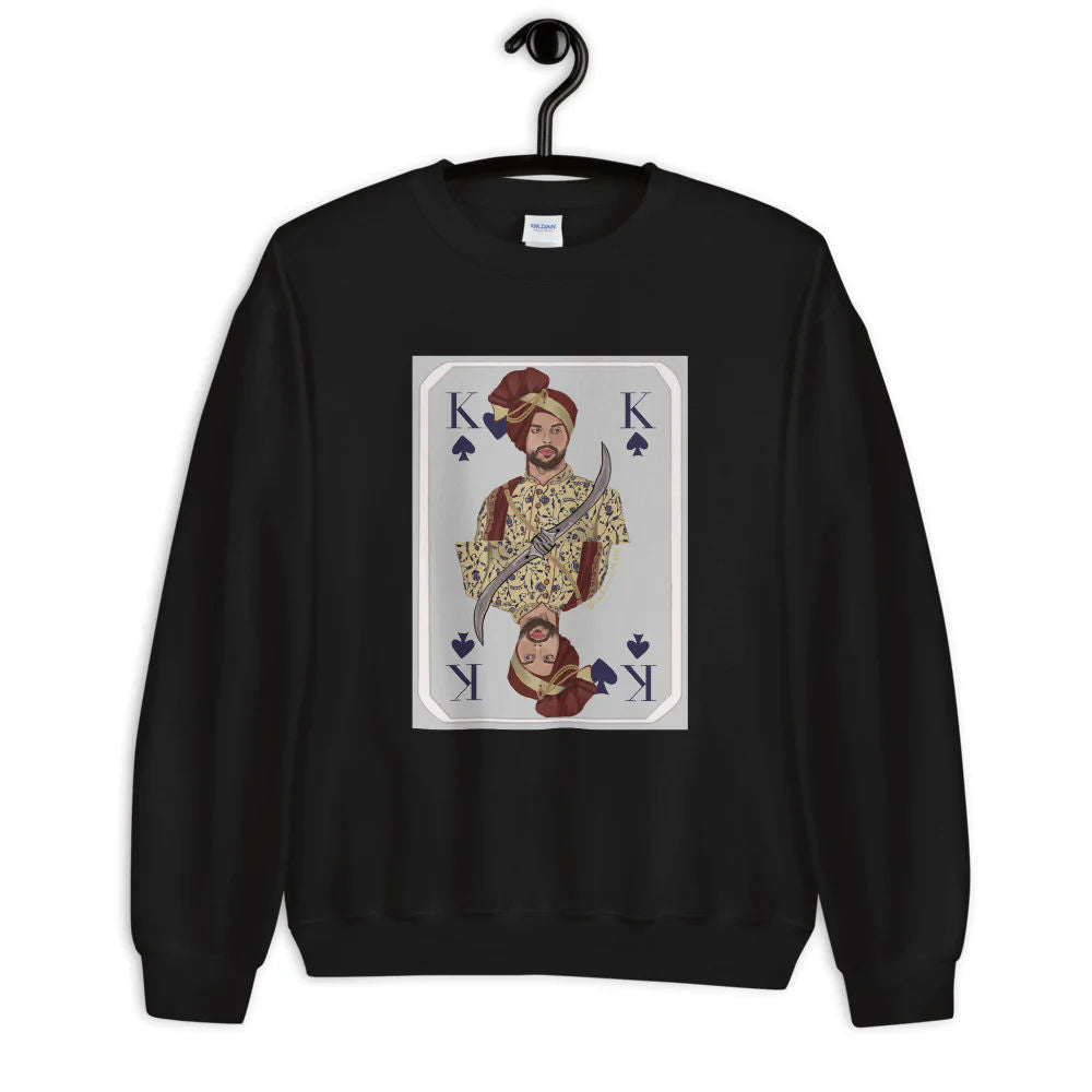 King of Spades Sweatshirt By Labyrinthave