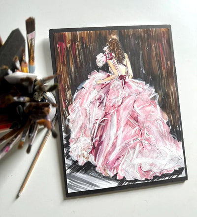 Pink Perfect - Fashion Couture Illustration