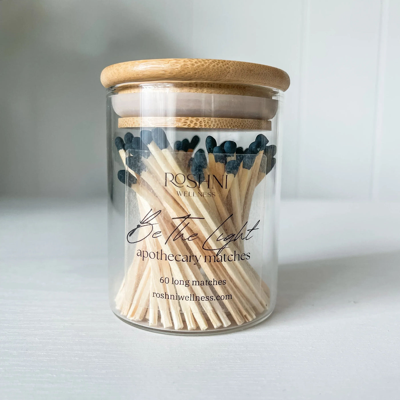 Be The Light Apothecary Match Bottle