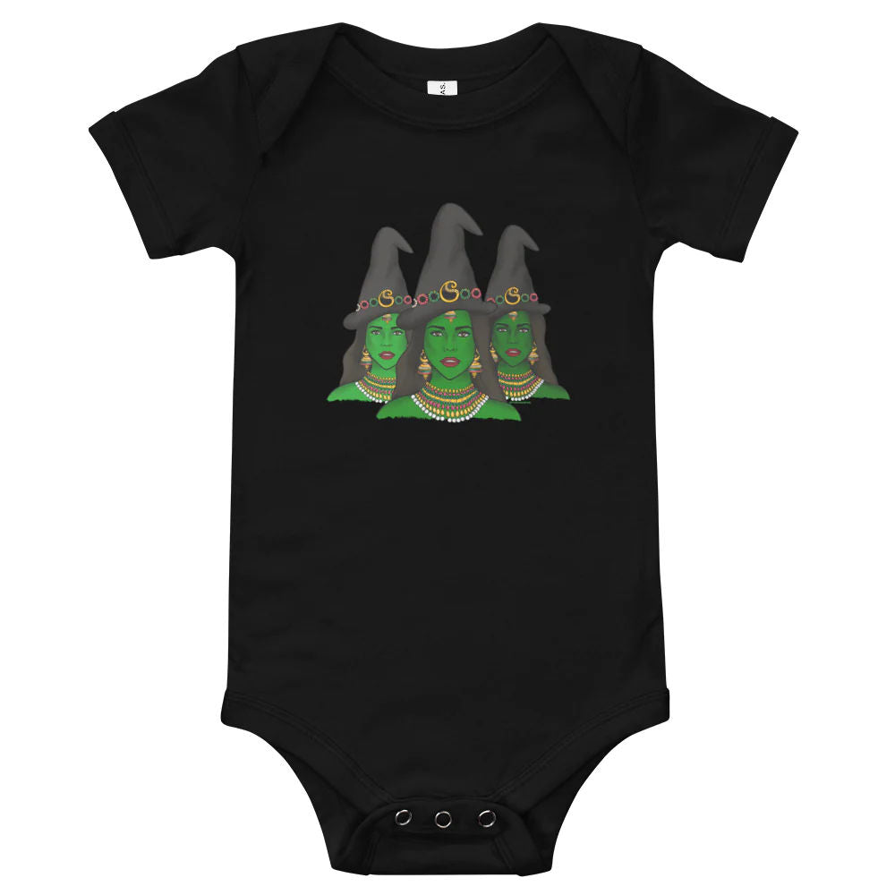 Baby Desi Witches Onesie By Art With Manasi