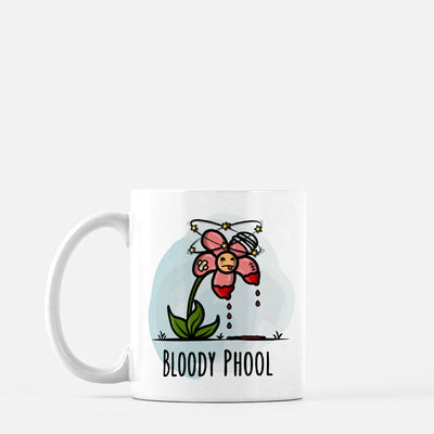 Bloody Phool  Mug by The Cute Pista