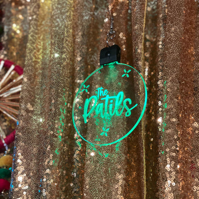 LED name ornament