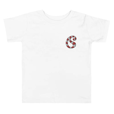 Toddler Embroidered Candy Cane Paisley T-shirt
