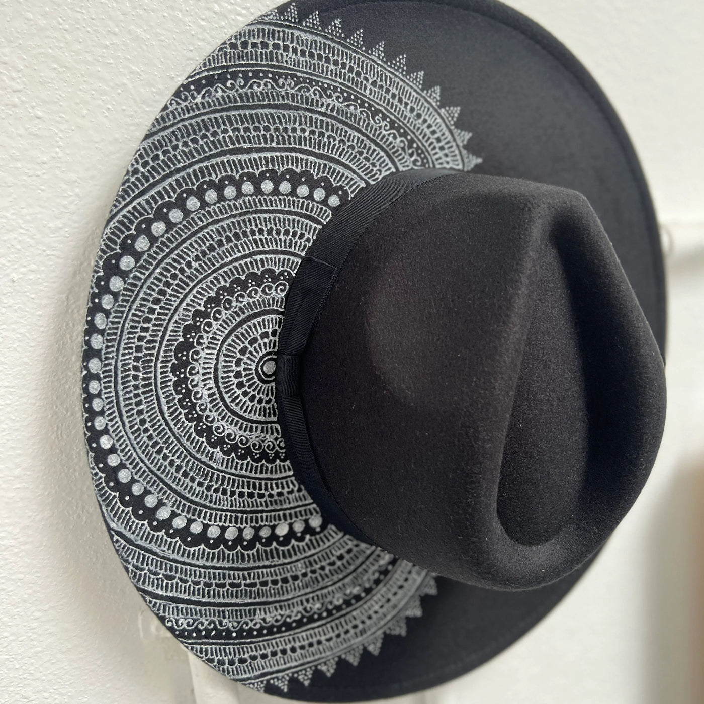 Wide Brim Fedora, Noir