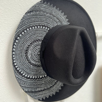 Wide Brim Fedora, Noir