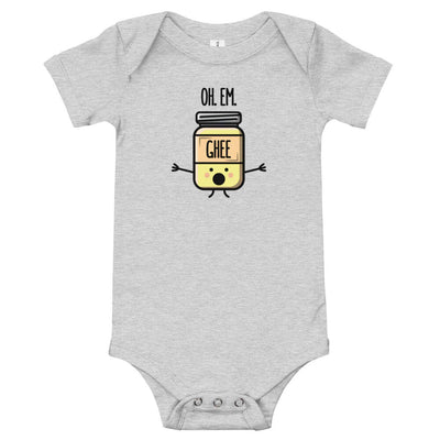Oh Em Ghee onesie by The Cute Pista