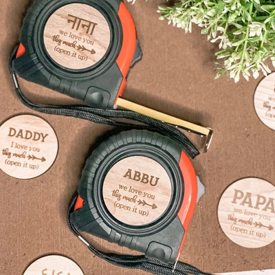 Personalized Measuring Tape by Bhaasha Basics
