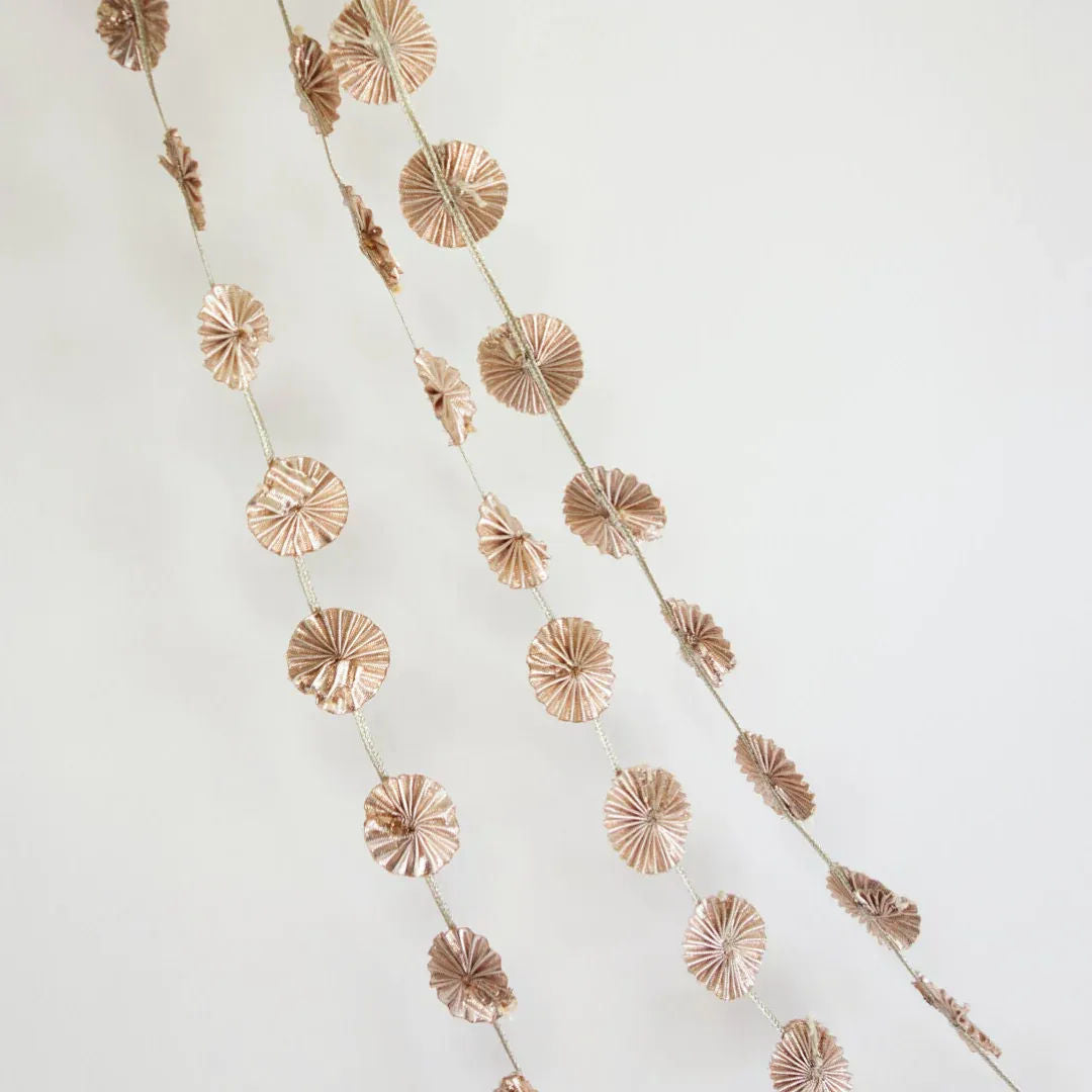 Rose Gold Gota Garland (x 3)