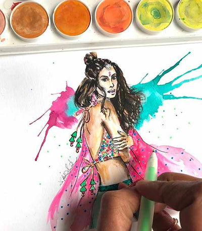 Boho chic at heart - Illustration