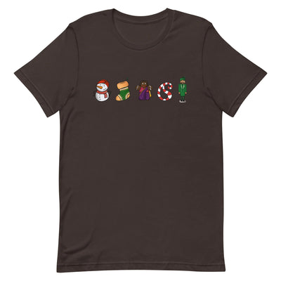 Desi Christmas Elements T-shirt