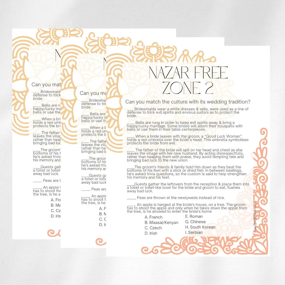 Nazar Free Zone 2 Party Game